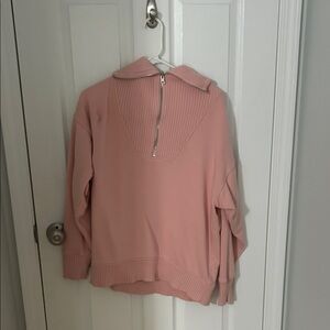 Aerie Soft Pink Cowl Neck Sweater